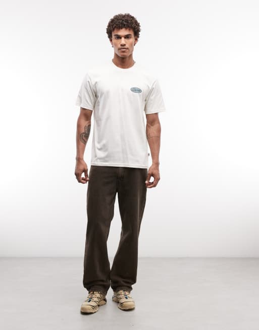 Dickies - Plainfield - T-shirt met print op de achterkant in gebroken wit, exclusief bij ASOS, 2 van 5