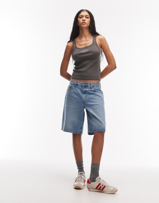 Dickies - Plainville - Sort overdel med firkantet hals og logo, 4 af 4