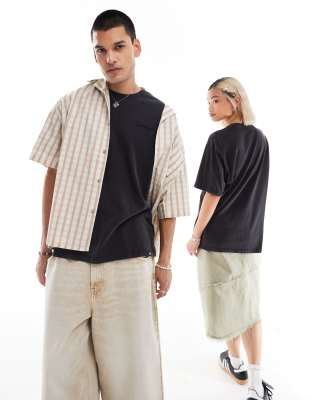 Dickies - Plentywood - Kurzärmliges T-Shirt in verwaschenem Schwarz