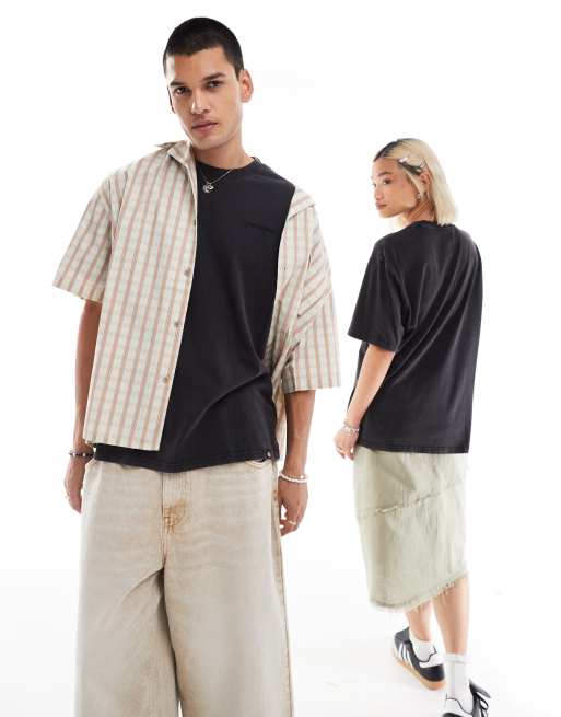 Dickies - Plentywood - T-shirt a maniche corte color nero slavato