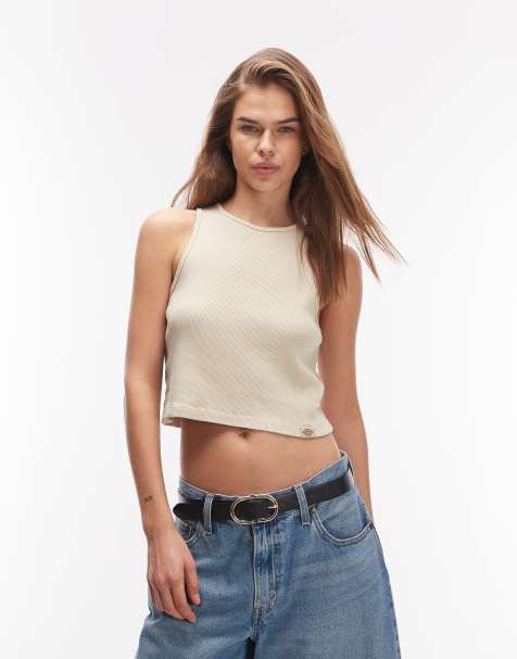 Dickies Plentywood vest in off white - view 1