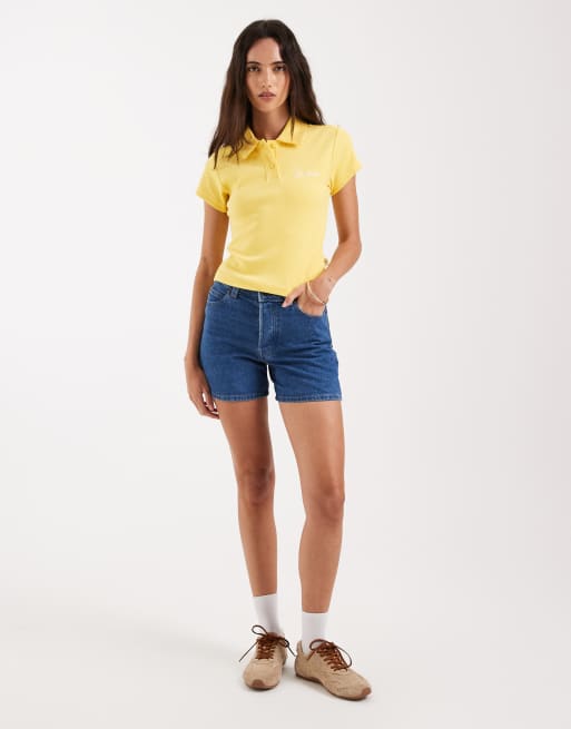 Dickies - Polo corta gialla, 2 di 4