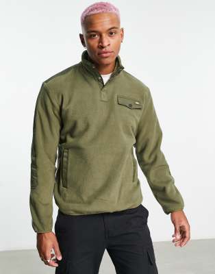 Dickies Port Allen fleece in khaki-Green