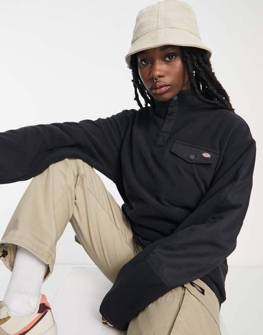 Dickies – Port Allen – Fleece in Schwarz 