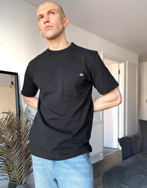 Dickies Porterdale pocket t-shirt in black |