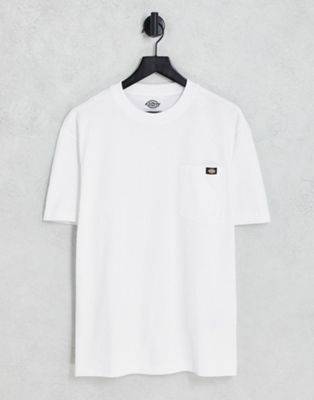 Dickies Porterdale pocket t-shirt in white