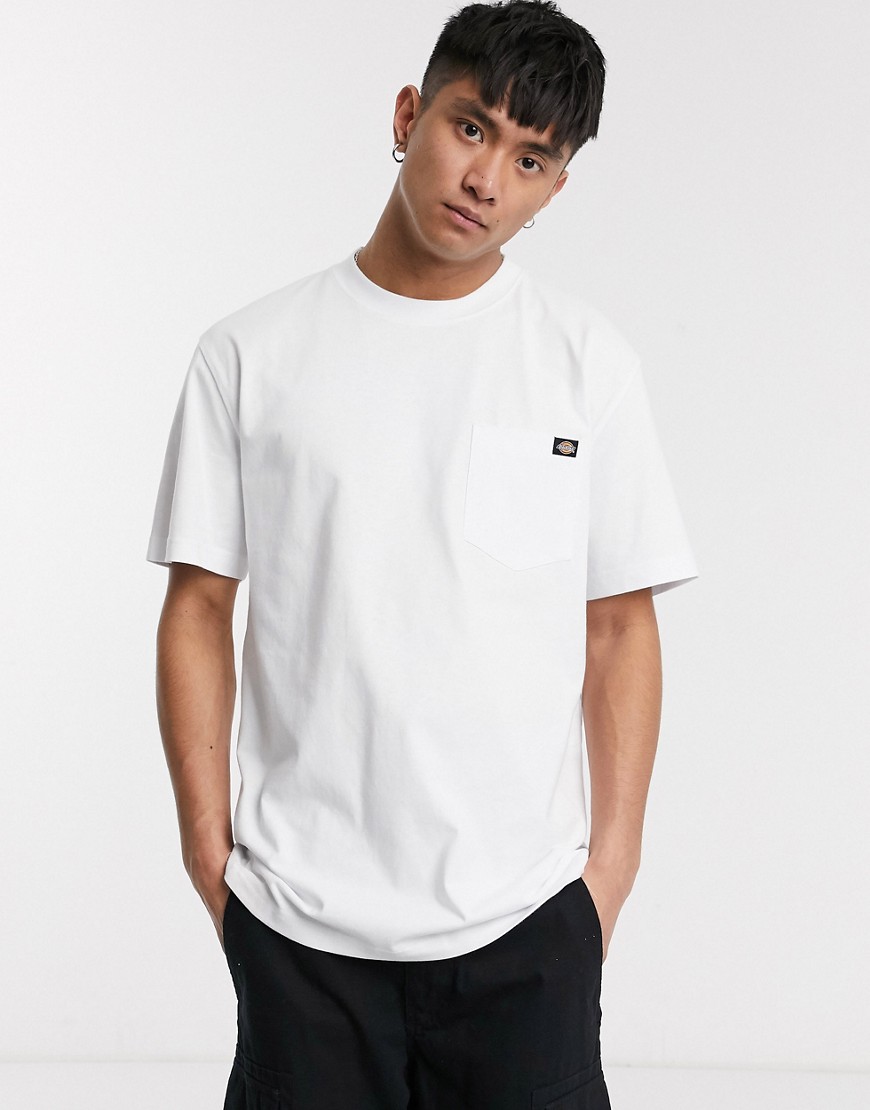 Dickies - Porterdale - T-shirt met zak in wit