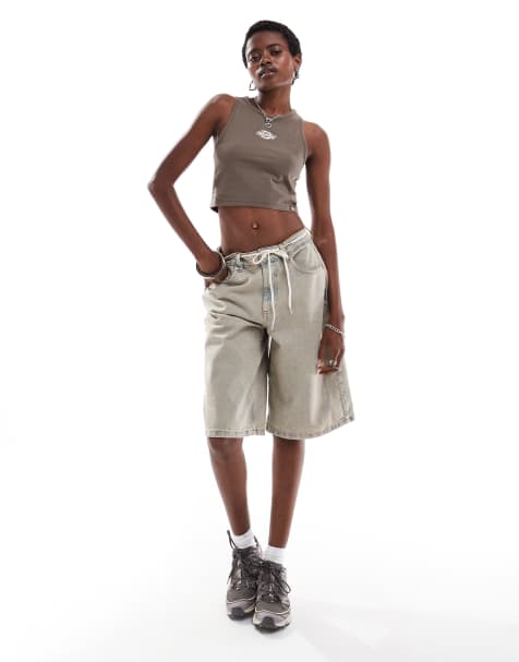 Dickies Powers singlet in brown - exclusive to ASOS - view 1