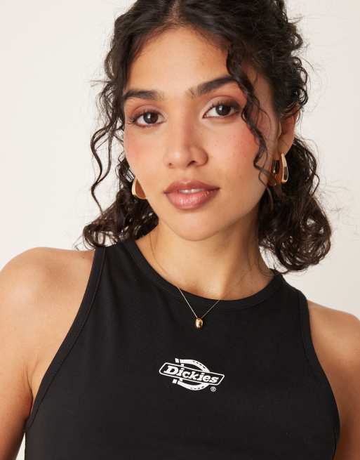 Dickies Powers singlet with central logo in black, 3 of 4