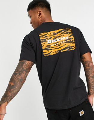 T-shirts et débardeurs Dickies - Quamba - T-shirt à imprimé encadré - Noir