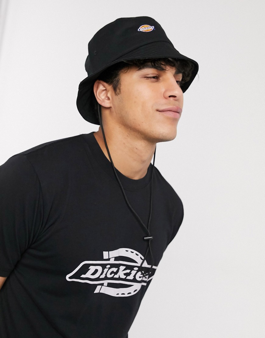 Dickies - Ray City - Bucket hat met logo in zwart