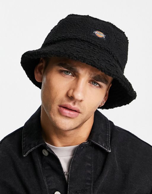 Dickies Addison Black Bucket Hat  Outfits with hats, Mens bucket hats,  Hats for men
