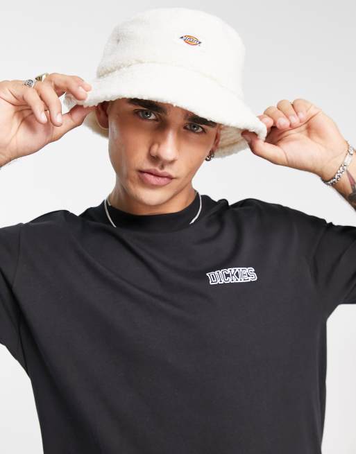 Dickies – Red Chute – Kapelusz typu bucket w kolorze złamanej bieli