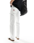 [Dickies] Dickies relaxed fit painters pants in white W28 L30 WHITE