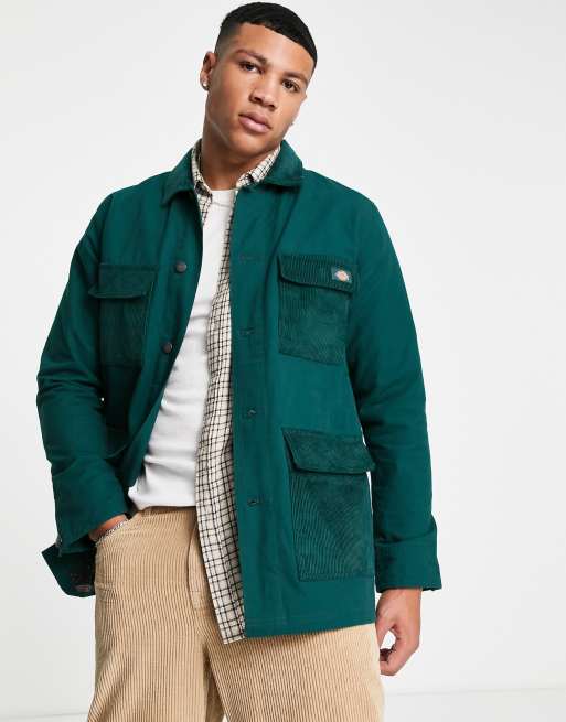 Green chore clearance coat