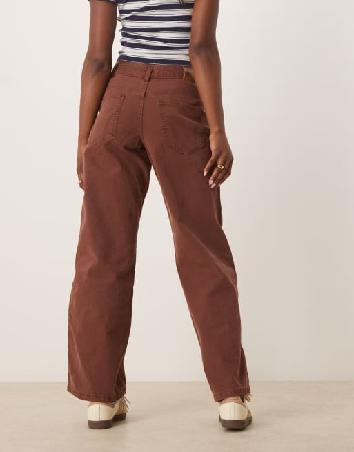 Dickies River Ranch double knee pants in brown, 3 of 5