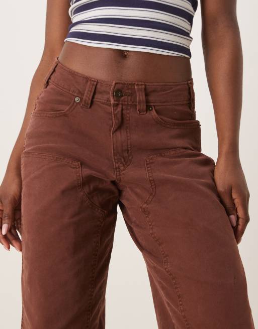 Dickies River Ranch double knee pants in brown, 4 of 5