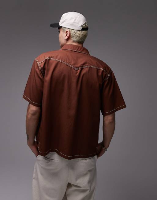 Camisa Dickies Manga Corta Para Hombre - Tejido Ripstop, Color Desert Sand, Talla 2XL, Estilo Casual Resistente
