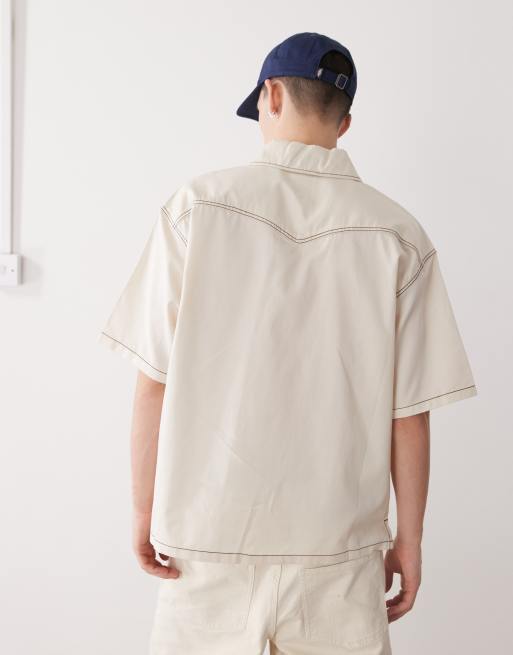 Dickies River Ranch work shirt in beige, 2 of 4