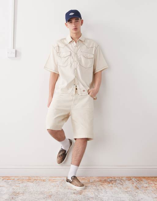 Dickies River Ranch work shirt in beige | ASOS