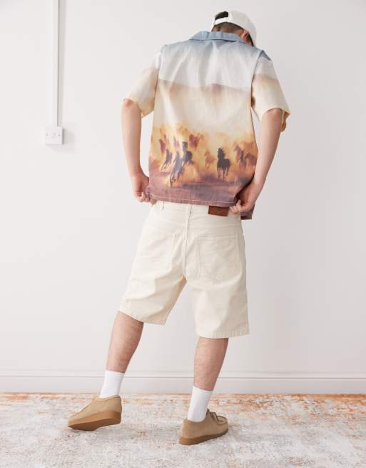 Dickies River Ranch work shorts in beige, 4 of 5