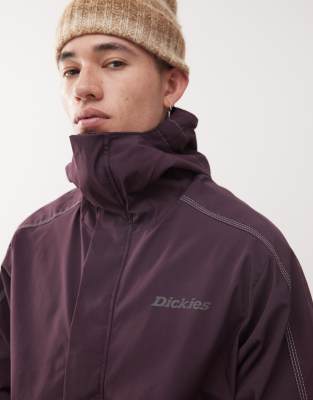 Dickies Dickies Ronan hooded anorak in purple