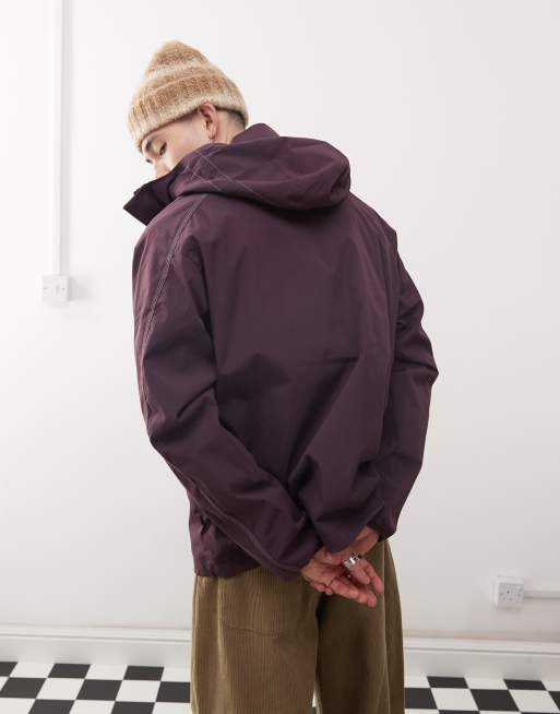 Dickies Ronan hooded anorak in purple ASOS