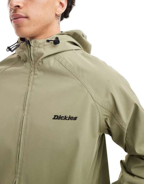 Dickies Ronan hooded shell jacket in khaki green - view 1