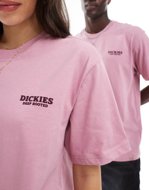 Dickies – Rosa t-shirt med solrostryck baktill – Exklusivt hos ASOS, 4 av 4