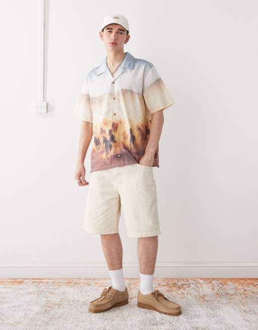 Dickies Running Wild button-up shirt in multi, 3 of 4