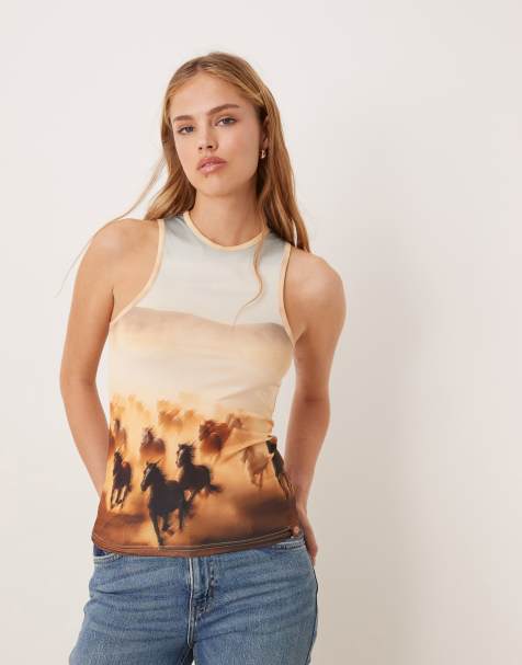 Dickies Running Wild top in brown - view 1