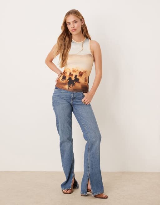 Dickies Running Wild top in brown, 3 of 4
