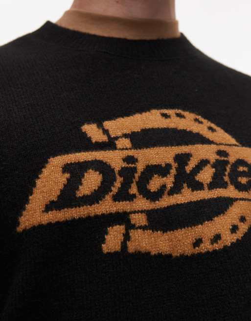 Dickies - Ruston - Pull en maille à logo cheval oversize sur le devant - Noir, 5 de 5