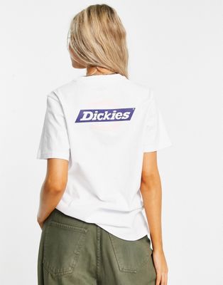 Dickies - Ruston - T-shirt avec logo imprimé au dos - Blanc | ASOS