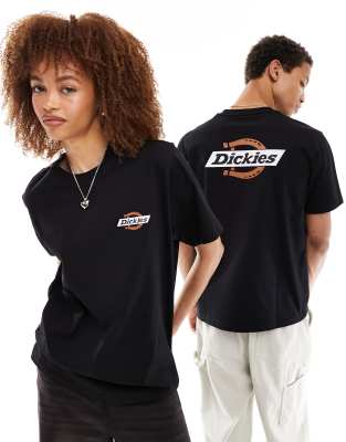 Dickies - Ruston - T-Shirt mit Rückenprint in Schwarz