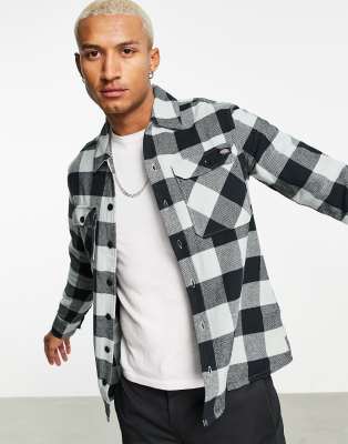 Dickies New Sacramento Cotton Flannel Shirt In Green