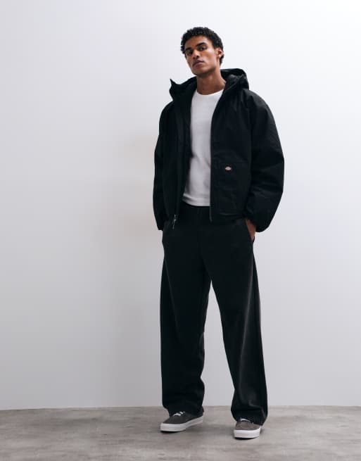 Dickies Safford hooded puffer jacket in black, 2 of 5