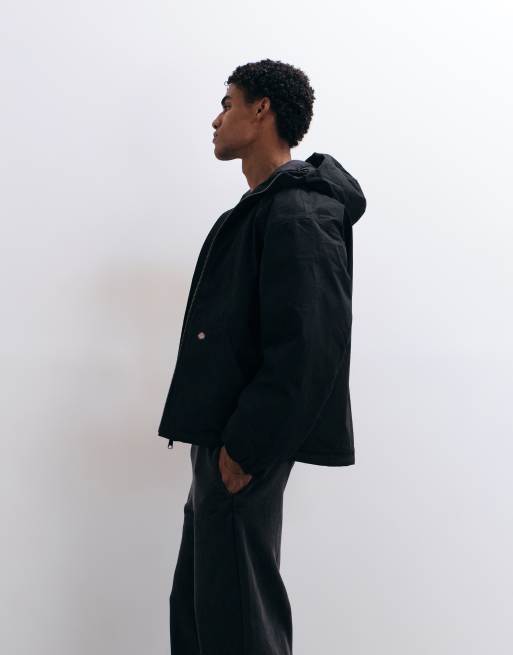 Dickies Safford hooded puffer jacket in black, 4 of 5