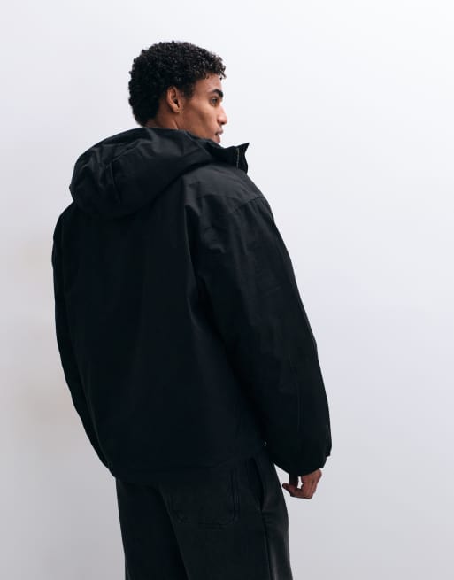 Dickies Safford hooded puffer jacket in black, 5 of 5