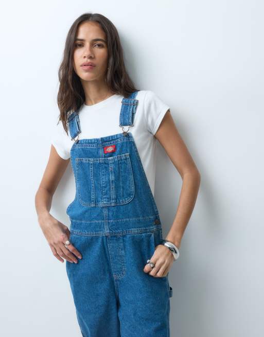 Dickies salopette en jean classique bleue, 3 de 5