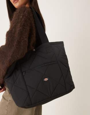 Dickies Dickies samburg quilted tote bag in black