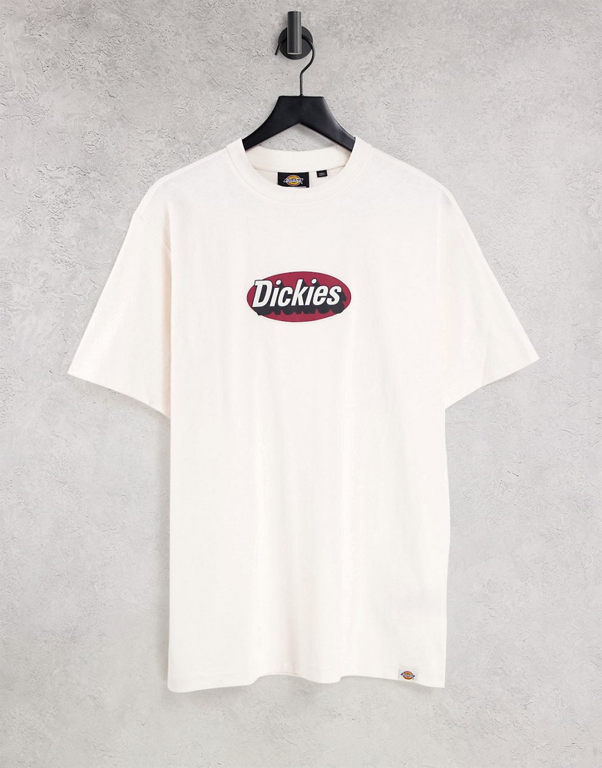 Dickies Saxman T-shirt in ecru-White