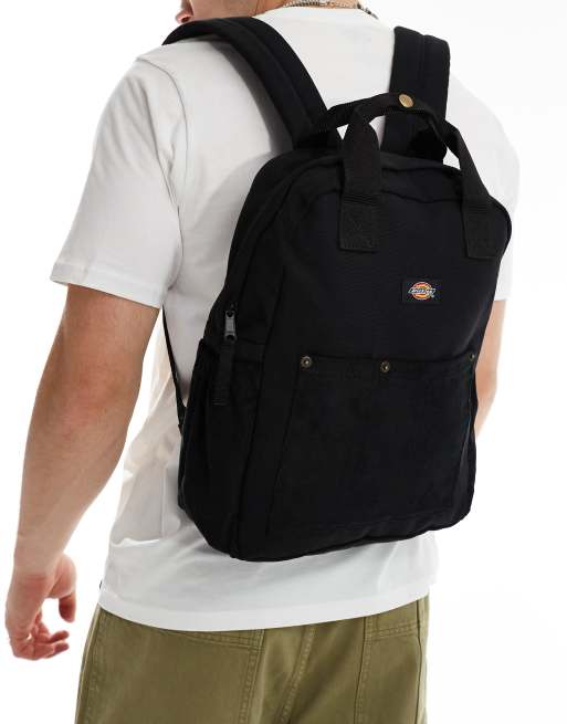 Dickies seasonal corduroy backpack in black ASOS