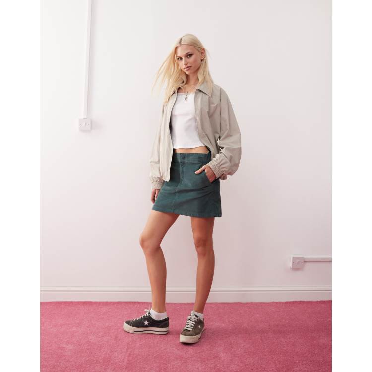 Dickies Seasonal mini skirt in teal | ASOS