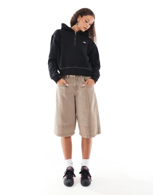 Dickies – Seasonal – Svart huvtröja med kort dragkedja, 2 av 4