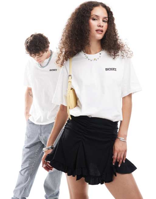 Dickies - Seeley Lake - T-shirt met print op de achterkant in wit