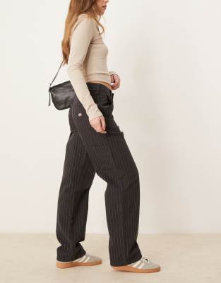 Dickies Damen Carpenter Duck Pant – Bequeme Arbeitshose Im Relaxed Fit, Stretch Leinen