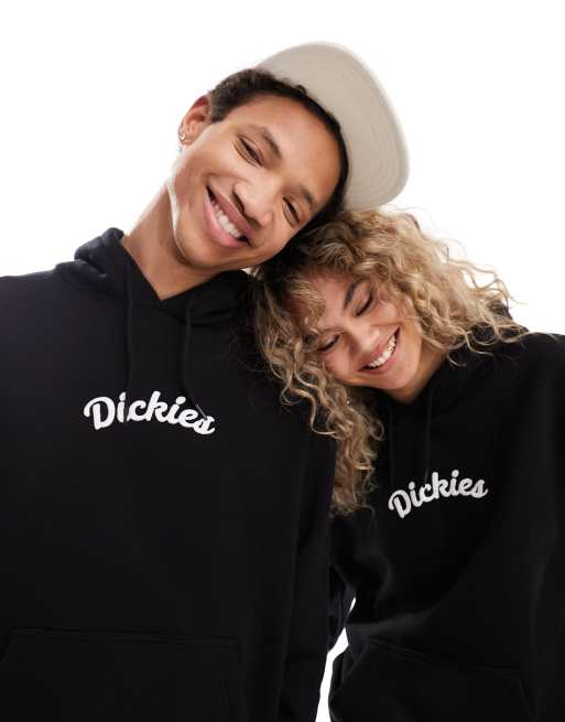 Dickies - Shawsville - Sort hættetrøje med centralt logo