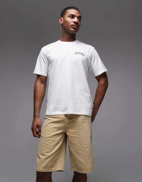 Dickies - Short en jean ample 13 pouces - Blanc cassé - view 1