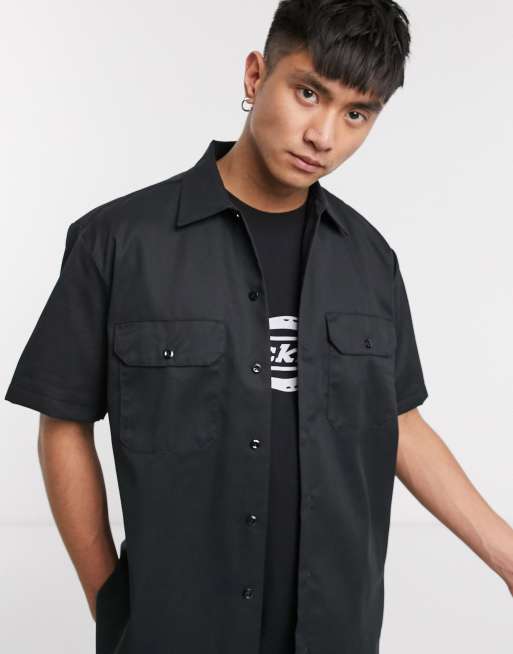 Dickies Short Sleeve Work Shirt Silver S